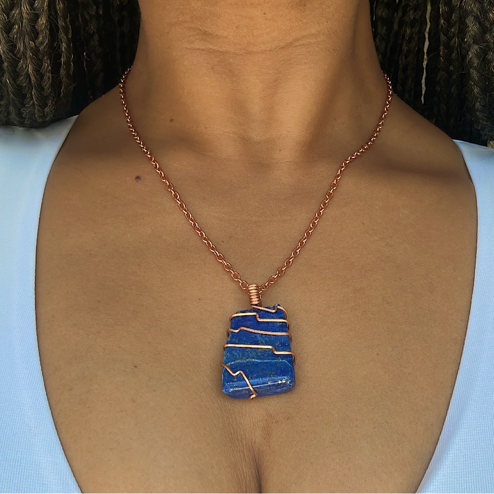 One of a Kind, Lapis Lazuli Gemstone Necklace